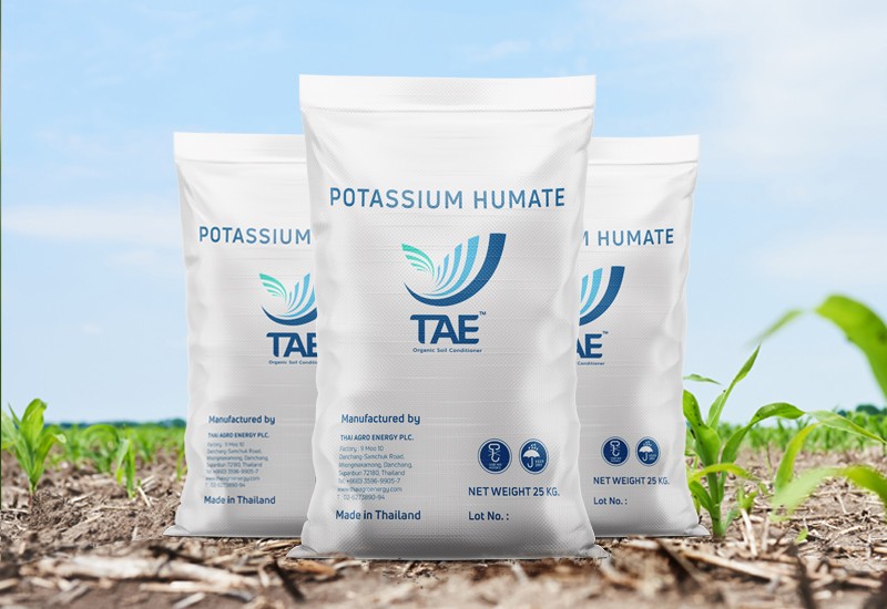 โพแทสเซียมฮิวเมท แบบผง บรรจุภัณฑ์ 25 กิโลกรัม