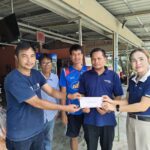 มอบเงินสนับสนุนงบประมาณกิจกรรมจิตอาสา